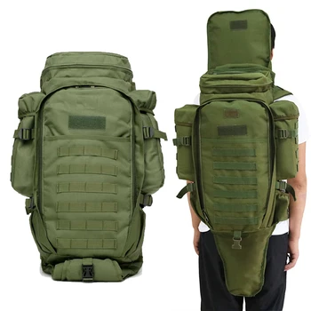 70L duży plecak wojskowy wojskowe taktyczne torby Molle Softback polowanie, camping, piesze wycieczki, wędkarstwo Mochila odkryty drogowy plecak