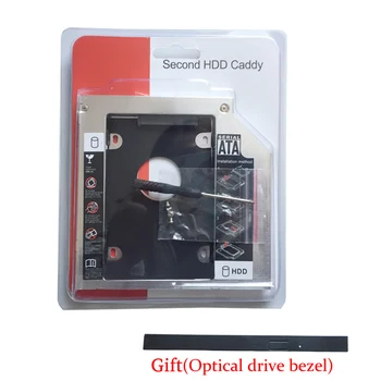 9.5 mm 2-gi dysk twardy HDD SSD Case Caddy zasilacz do ASUS X550 X550CC X550CA X550CL GL771JM(upominkowy oprawy napędu optycznego )