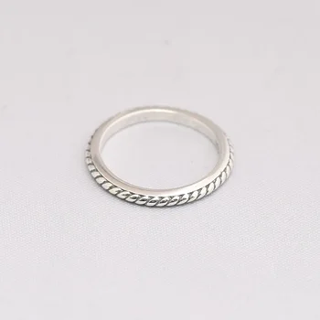 925 srebro połowa boku taśmy miłości jasne CZ pierścień jest zgodny z europejskimi biżuterią