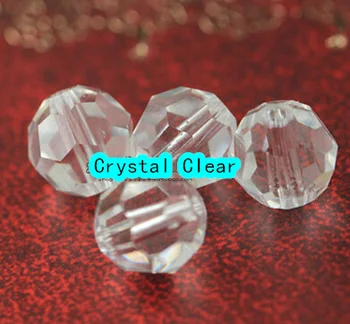AAA+ krystalicznie czysty kolor okrągły Kryształ koraliki temat dla JDIY bransoletka naszyjnik biżuteria akcesoria.4 mm~10 mm