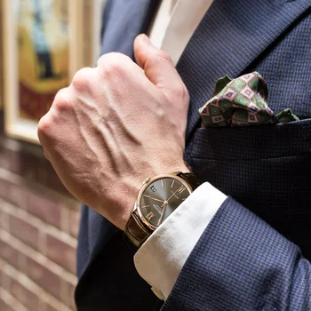 AGELOCER szwajcarskie luksusowe dorywczo zegarek dla mężczyzn różowe złoto brązowy chronograf pasek ze skóry naturalnej mechaniczne zegarki automatyczne 7073D2