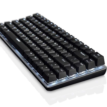 AJAZZ AK33 przewodowa klawiatura do gier z podświetleniem led 82 klawisze USB klawiatura mechaniczna