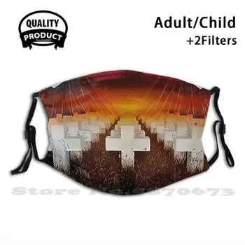Album Art Fashion Mouth Masks Filter Adult Kids Face Mask Music Metal Guitar Heavy Metal Band Cool Classic Funny Awesome