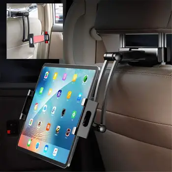 Aluminiowy uchwyt samochodowy do tabletu iPad Air Mini 2 3 4 Pro 12.9 zagłówek tylnego siedzenia 5-13 cm podstawka do tabletu, iPhone X 8 XS