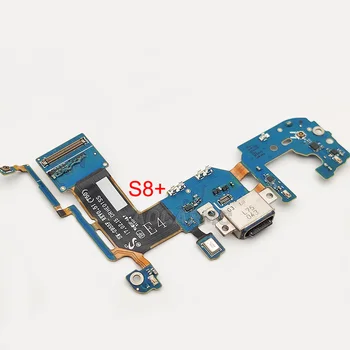 Aocarmo USB port ładowania + mikrofon złącze dokujące ładowarka elastyczny kabel do Samsung Galaxy S8 G950U/F/N / S8plus S8+ G955U G955F G955N