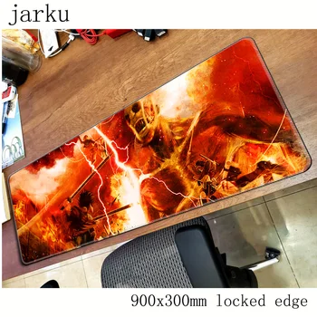 Attack on Titan mouse pad gamer 900x300mm notbook mouse mat gaming mousepad Customized mouse pad PC desk padmouse akcesoria