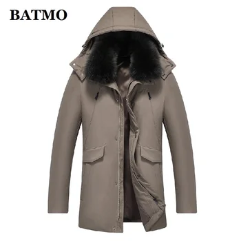 BATMO 2020 nowa dostawa zima 90% biały puch z kapturem, kurtki męskie,zimowe, męskie parki,ciepły płaszcz,rozmiar M-XXXL ,LZ9902