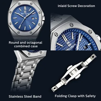 BEN NEVIS 2020 New Luxury Brand Fashion Men zegarek kwarcowy zegarek wodoodporny męskie zegarki sportowe Relogio Masculino zegarek