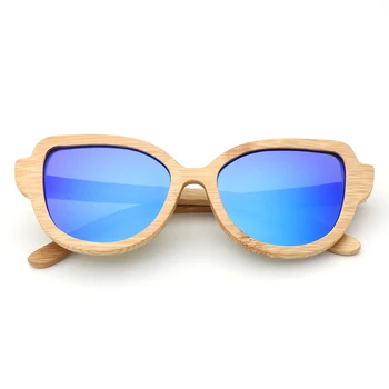 BerWer okulary polaryzacyjne mężczyźni drewniana ramka okulary polaryzacyjne soczewki, UV400 bambusowe okulary