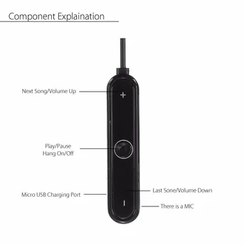Bezprzewodowy adapter bluetooth kabel W/ USB dla Bose for QuietComfort QC15 słuchawki, odbiornik kabel przyłączeniowy do telefonów komórkowych