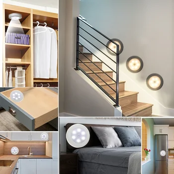Bezprzewodowy PIR LED Night Light Motion Sensor lampa sypialnia wystrój światła podczerwieni kinkiety schody, szafki kuchenne oświetlenie dekoracyjne