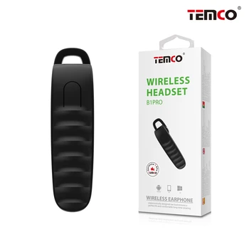 Bezprzewodowy zestaw słuchawkowy Auriculare hands-free Bluetooth do czarnego lub białego telefonu komórkowego. TEMCO