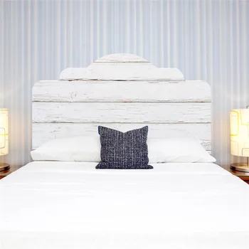 Biały dąb ziarna plakat sypialnia łóżko głowa naklejka wezgłowia łóżka tło wystrój naklejki winylu ekologiczne ozdoby domu skórki i trzymać