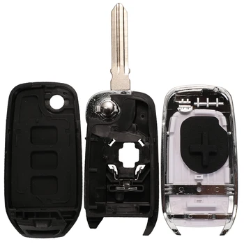 Bilchave 3 przyciski zdalnego inteligentnego kluczyka z chipem 4A do Renault Sandero Dacia Logan Dokker Lodgy Duster 433 Mhz VAC102 HU136te