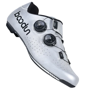 Boodun Carbon Fiber Road Cycling Shoes sapatilha ciclismo Oddychającym Bicycle Locking Shoes Quick-drying Wodoodporny Cycling Shoes