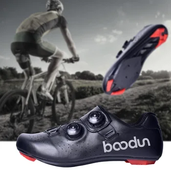 BOODUN road cycling shoes Sapatilha Ciclismo professional racing bike rowerowe buty niezwykle lekki oddychający самоблокирующаяся buty