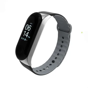 Bransoletka dla Xiaomi Mi Band 3 Sportowy pasek zegarek silikonowy pasek Miband 3 akcesoria bransoletka dla xiaomi mi band 3 pasek
