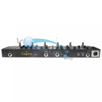 Caline C300 Multi-Effects Pedal 9V Tuner Amp Modeling Guitar Pedal Effect Gitarowe, akcesoria gitarowe partie z аудиокабелем XLR