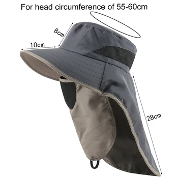 CAMOLAND wiadro kapelusz z twarzy szyi klapa kobiety lato UV ochrona roleta kapelusz męski odkryty oddychająca siatka piesze wycieczki, wędkarstwo czapki