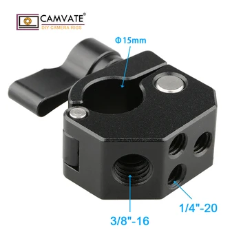 CAMVATE Quick Release Standard 15mm Single Pipe Clamp z 1/4