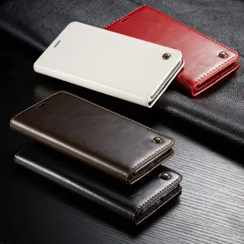 CaseMe retro portfel skórzany pokrowiec do iPhone 11 Pro X XR XS Max Luxury Magneti Card Holder portfel etui dla iPhone 8 7 6 6S Plus 5