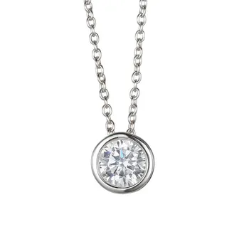 CC 925 srebro naszyjniki wisiorki dla kobiet sześciennych cyrkon biżuteria obrączki ślubne Colar Bijoux CCN301