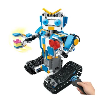 CHAMSGEND DIY Building Blocks Walking RC Smart Robot Electronic Robot STEM Toy for Kids Drop Ship HOT Nov29 2018