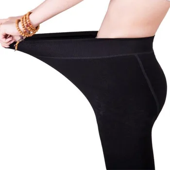 Ciepłe damskie plus, odzież zimowe legginsy o długości do kostki ciepłe spodnie z wysokim stanem duże rozmiary damskie legginsy obcisłe czarne spodnie