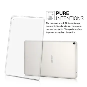 Crystal Case Cover for Asus ZenPad 3s 10 Z500M 9.7 inch Tablet Case TPU krzemu skrzynka ochronna pokrywa