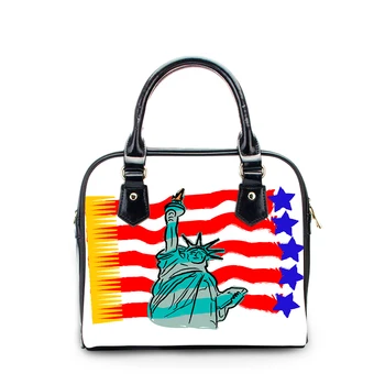 Cusotm kolorowe paski Liberty Print Torba damska luksusowa Ręczna torba na loterii panie sztuczna skóra ramię Crossbody bag kobiece