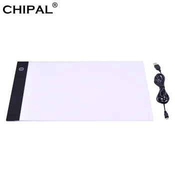 Cyfrowy tablet graficzny A4 LED Artist Thin Stencil Art Drawing Board Light Box Tracing Writing przenośny elektroniczny tablet Pad