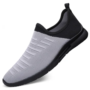 Damyuan 2020 męskie obuwie 47 Men Slip on Sock kapcie oddychające lekkie spacery, jogging, bieganie, tenis, Mężczyźni, dorośli