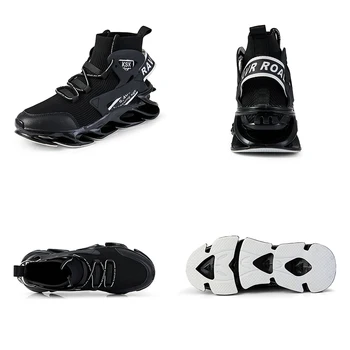 Damyuan męskie wysokiej jakości ostrza sportowe buty do biegania Siatka oddychająca meble treningowa obuwie męskie czarne amortyzujące buty do biegania