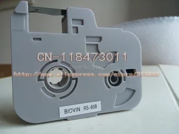 Darmowa wysyłka 5 szt ID drukarka kasety Taśma RS-80B dla BIOVIN kabel znacznik e-napis maszyna S650 S700E