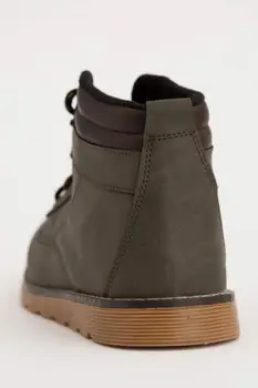 DeFacto jesienne męskie buty sztuczna skóra buty sznurowane wygodna wkładka zimowe ciepłe buty na nowy sezon-S1226AZ20AU