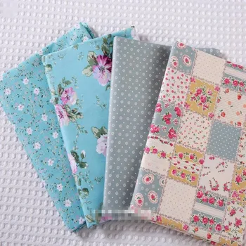 Diy handmade patchwork tkaniny świeże tkanina bawełniana mały kwiatowy, 4-częściowy zestaw, 40 * 50 cm nowy kwiatowy pikowania