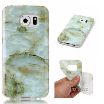 Dla Etui Samsung Galaxy S3 S4 S5 S6 Edge S7 Mobile Cover Miękka, Gładka Pokrywa Ochronna Powłoka Coque Capinha Etui Marble Rock Cases