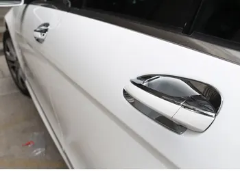 Dla Mercedes Benz GLK, GL ML C Class W204 X204 X166 ABS chromowany samochodowy drzwi miski pokrywa wykończenie akcesoria samochodowe