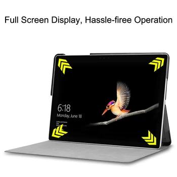 Dla Microsoft Surface Pro 7 6 5 4 Pro6 Pro5 Pro4 12,3-calowy etui na tablet ultra stojak z uchwytem gniazda uchwyt klapki skórzane etui