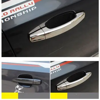 Dla Opel Insignia Buick Regal 2008-2016 Vauxhall, Holden Chrome Carbon Fiber Samochodowa Klamka Pokrywa Wykończenie Naklejki Akcesoria
