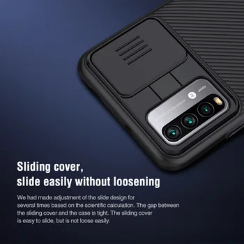 Dla Xiaomi Redmi 9T etui do telefonu Nillkin CamShield etui slide kamera pokrywa ochronna dla Xiaomi Redmi 9 Power Back Case
