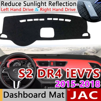 Do JAC S2 T40 iEV7S 2016 2017 2018 antypoślizgowa mata osłona deski rozdzielczej osłona przeciwsłoneczna Dashmat Protect dywan anty-UV akcesoria