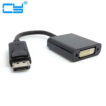 DP Display Port Męski na DVI D Female Direct Through Adapter Cable Converter PC Wholesale Graphics Computer DELL display 20cm