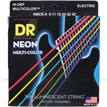 DR Strings Neon Hi-Def K3 Coated Medium Electric Guitar Strings 10-46