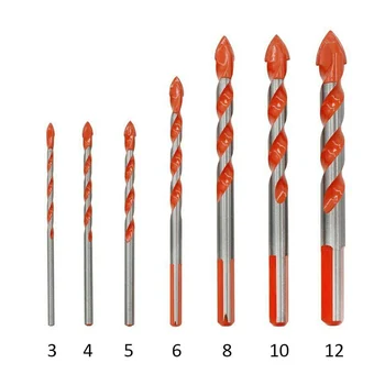 Dropshipping ! Ultimate Drill Bits Twist Drill Head Wall Glass Ceramic Hole Punching Working Set