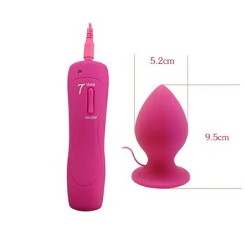 Duży rozmiar L XL XXL 7 szybki wibrujący ogromne anal wtyczkę Silikonowy korek analny anal wibrator unisex erotyczne seks zabawki dla pary GS0245B