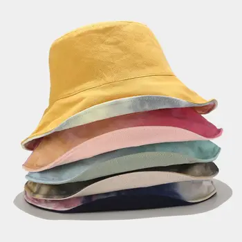 Dwustronne czapki noszone odkryty podróży osłona turystyczne kapelusz unisex Panama wiadro kapelusze dla kobiet, mężczyzn letni kapelusz