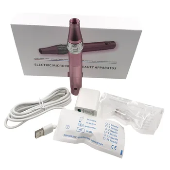 Electric Derma Pen Professional Wireless Electric Skin Care Kit Tools Microblading Needles derma Tattoo Gun Hack Pen mesotherapy