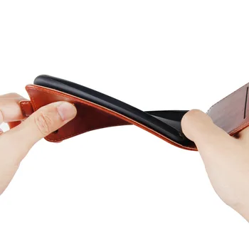 Etui karty klapki skórzane etui ochronna pokrywa ochronna dla telefonu torby dla ASUS ZenFone Max (M2) ZB633KL 6.3