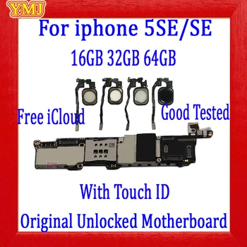 Fabryczne odblokowanie płyty głównej iphone 5SE z / bez Touch ID,dla płyty logicznej iphone SE z pełnymi frytkami,bezpłatny iCloud, testowane